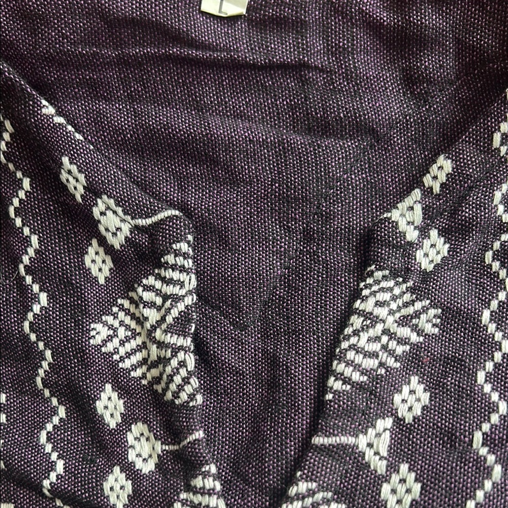 Women's Black Patterned Top - Picture 7 of 8